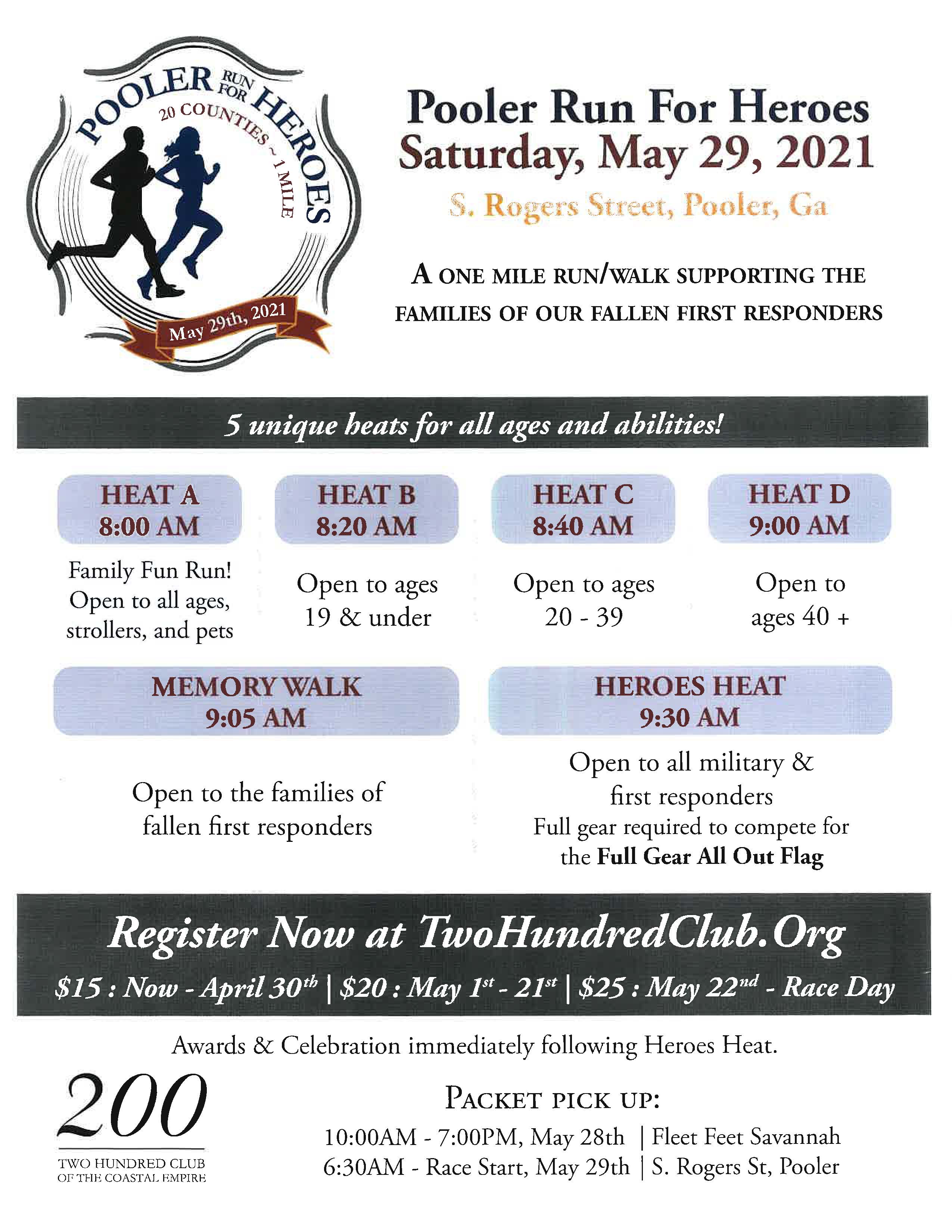 Pooler Run for Heroes 2021