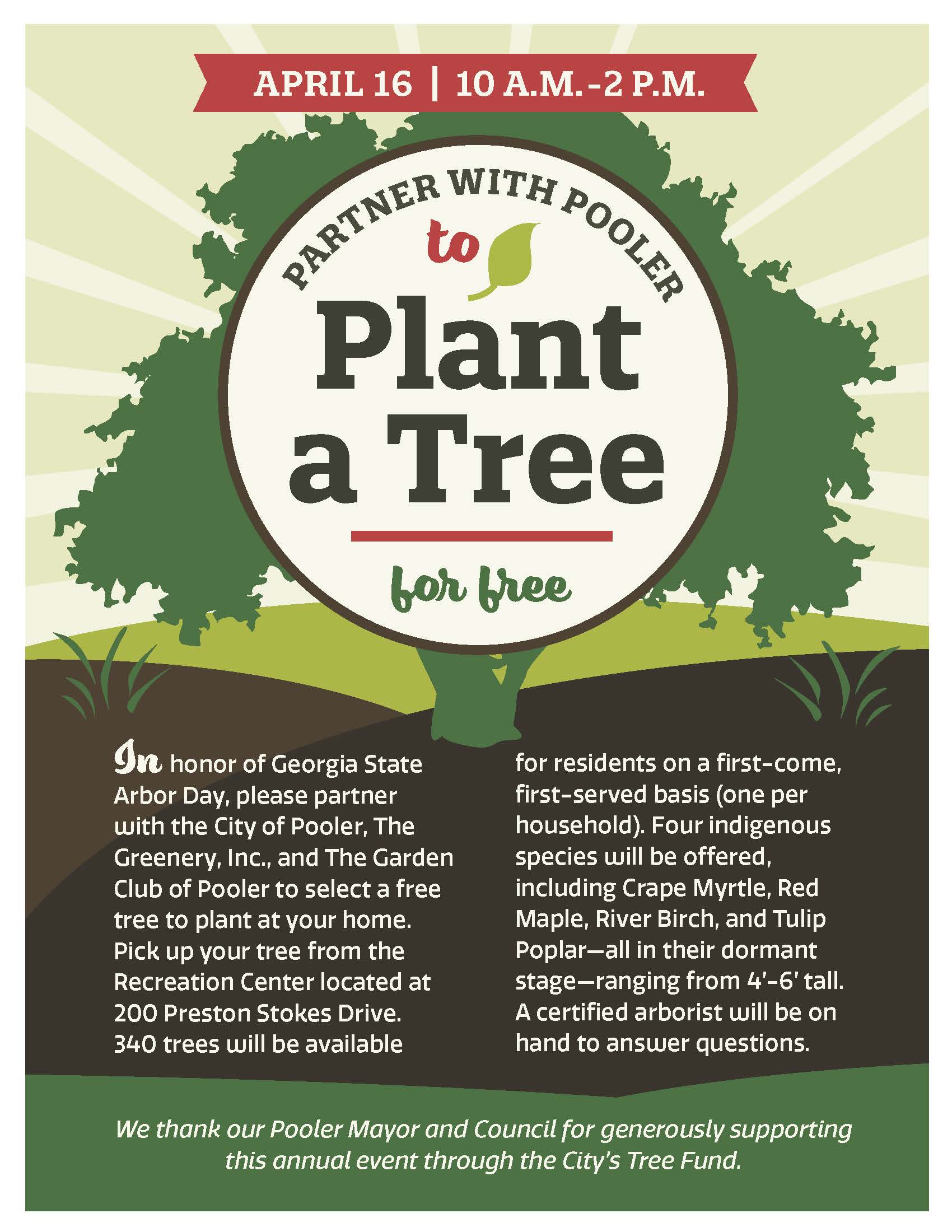 Tree Giveaway 2022 Flyer